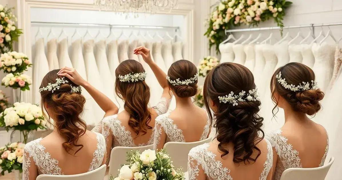 Como escolher o arranjo cabelo noiva ideal para você