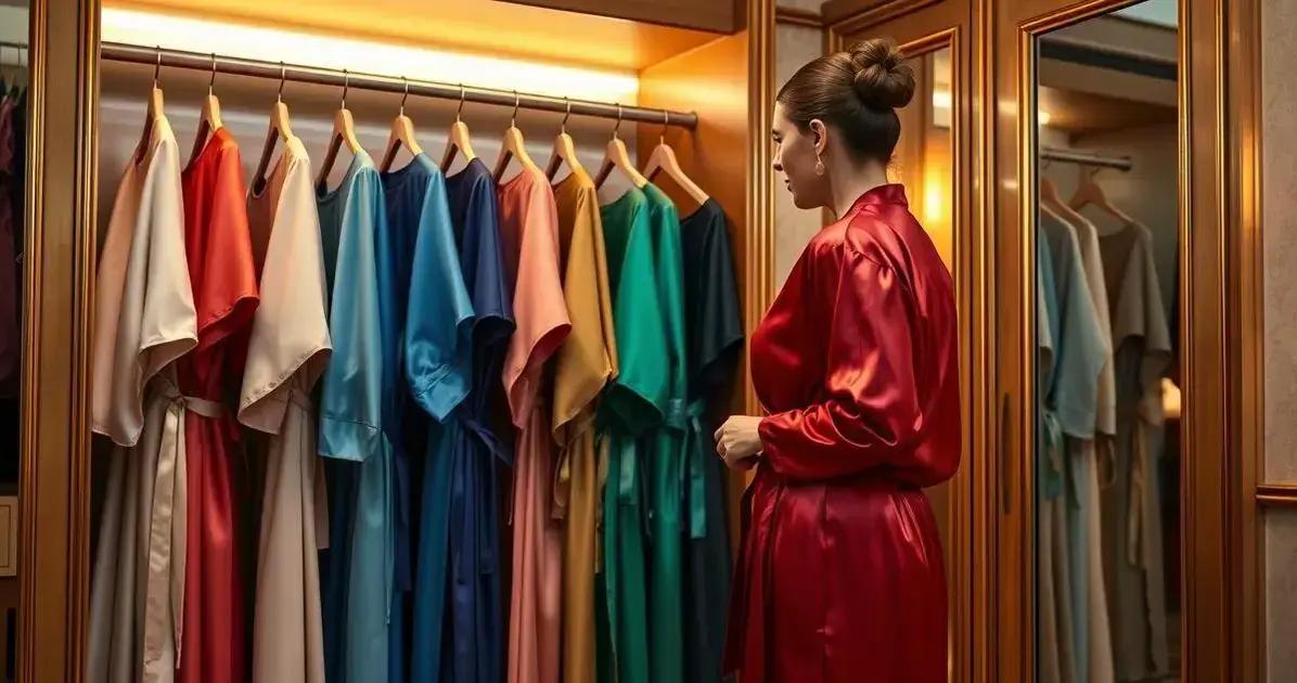 Como escolher o robe cetim ideal