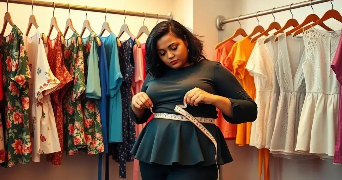 Como escolher o tamanho ideal da blusa peplum plus?