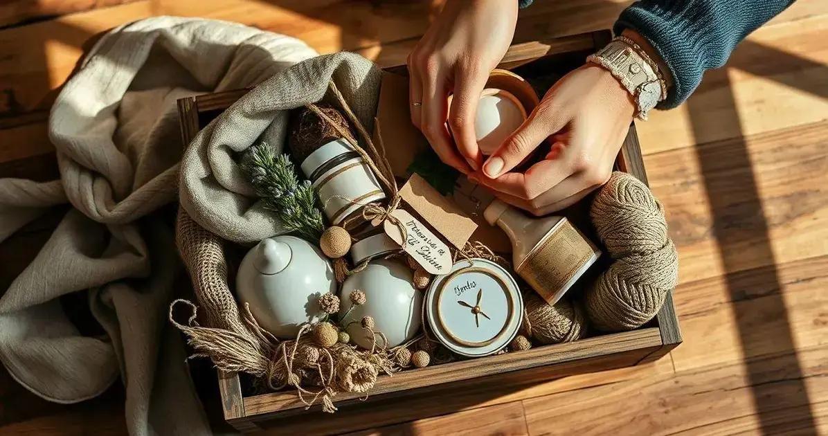Como escolher os itens para sua gift box artesanal?