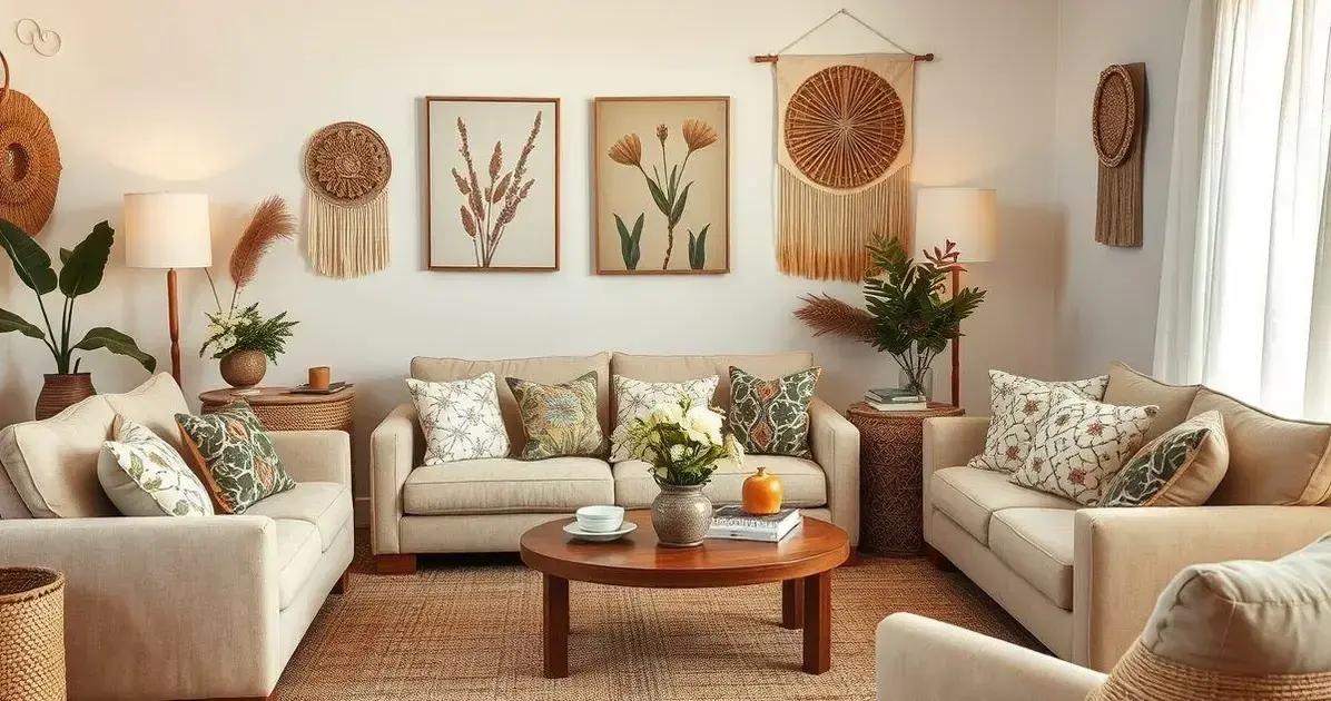 Como Usar Estampa Floral Boho na Decoração