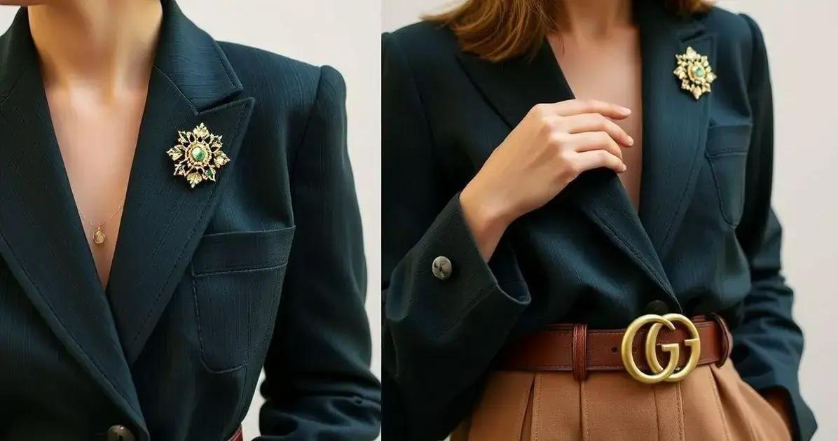 Como usar um Broche Vintage