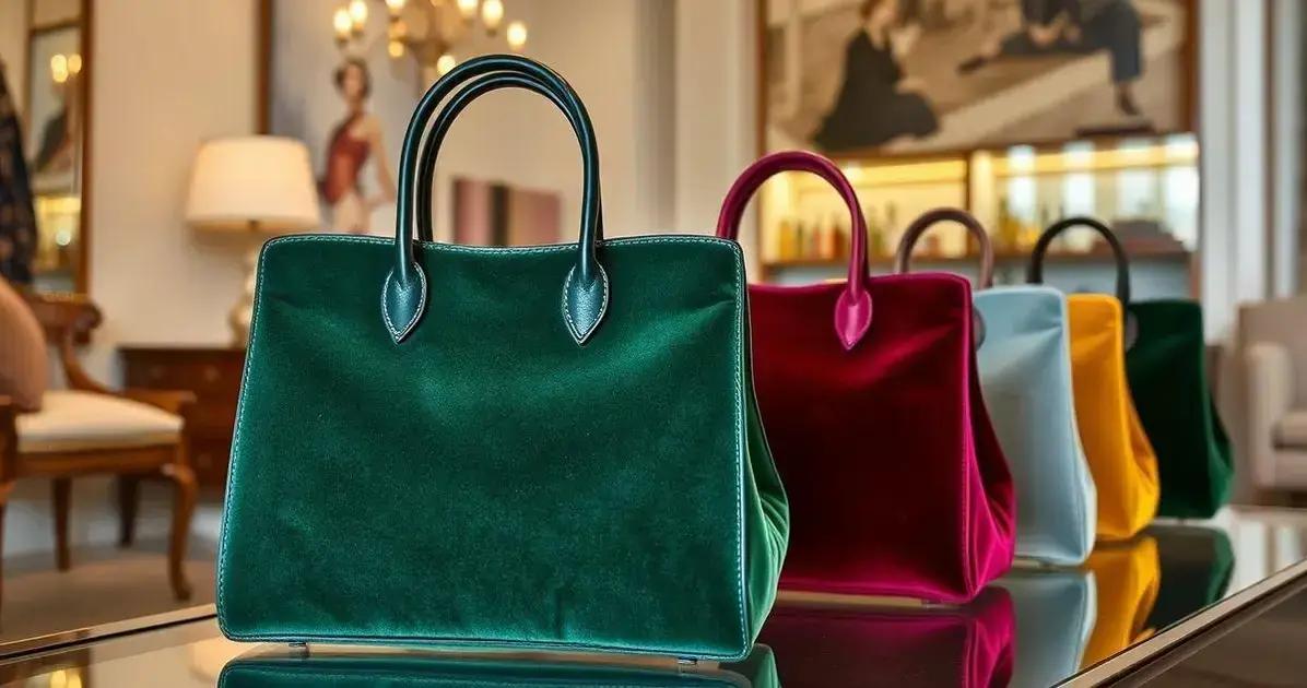 Como Usar Veludo Molhado em Bolsas Italianas