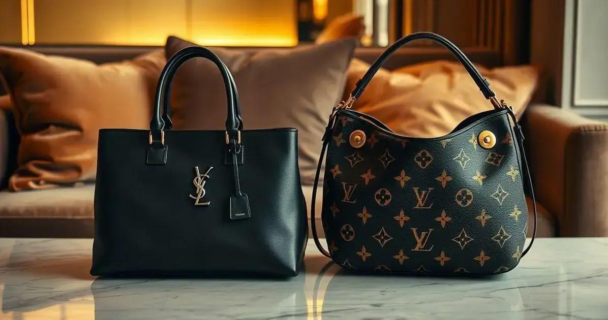 Comparação com Louis Vuitton Hobo Loop
