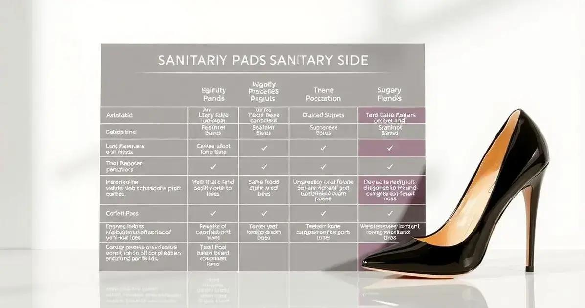 Comparativo das principais marcas de absorvente