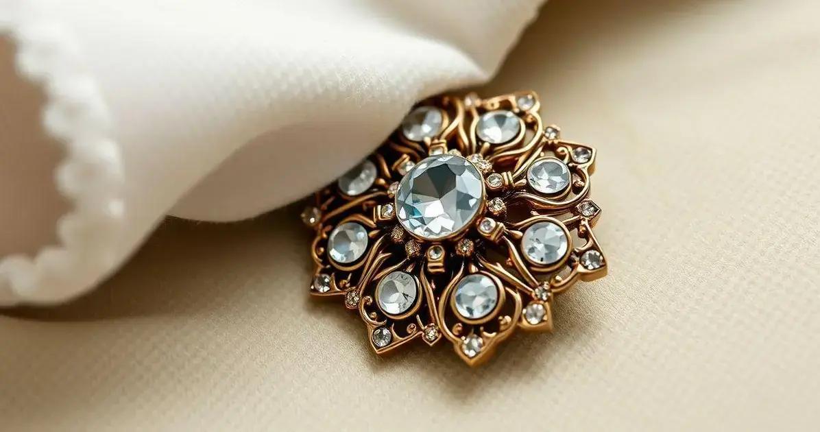 Cuidados com Broches Vintage
