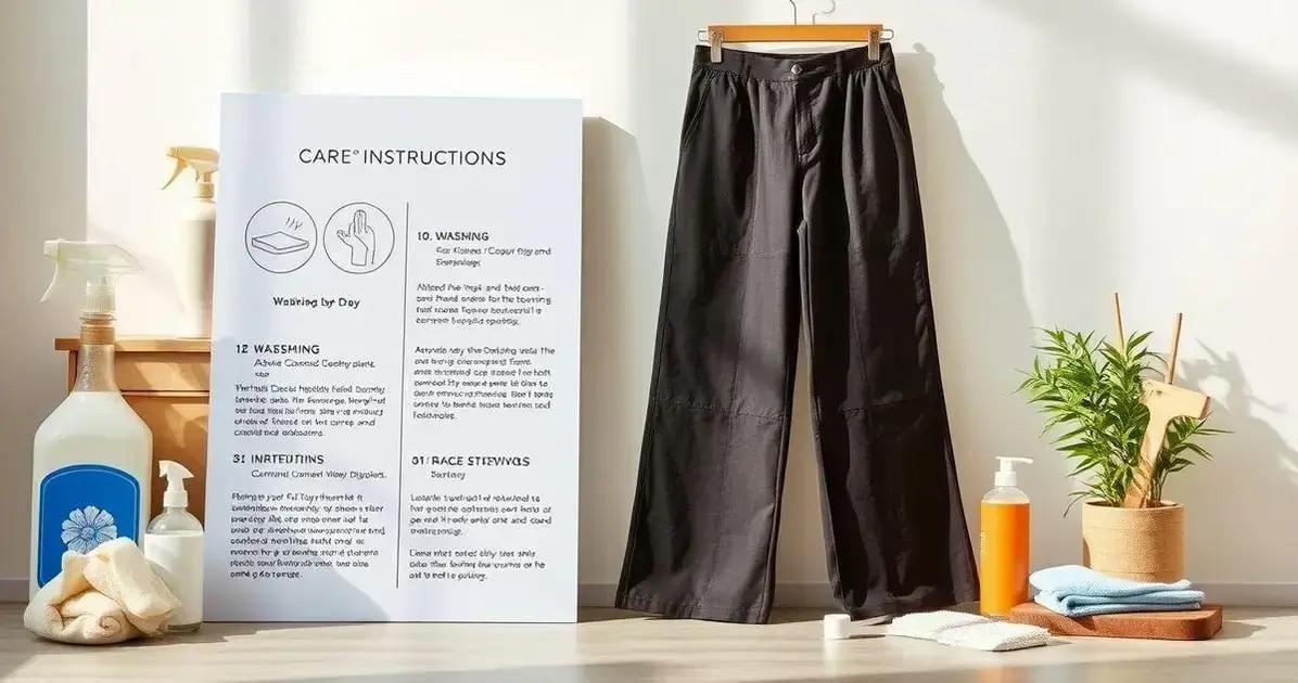 Cuidados e manutenção da calça carpinteira feminina