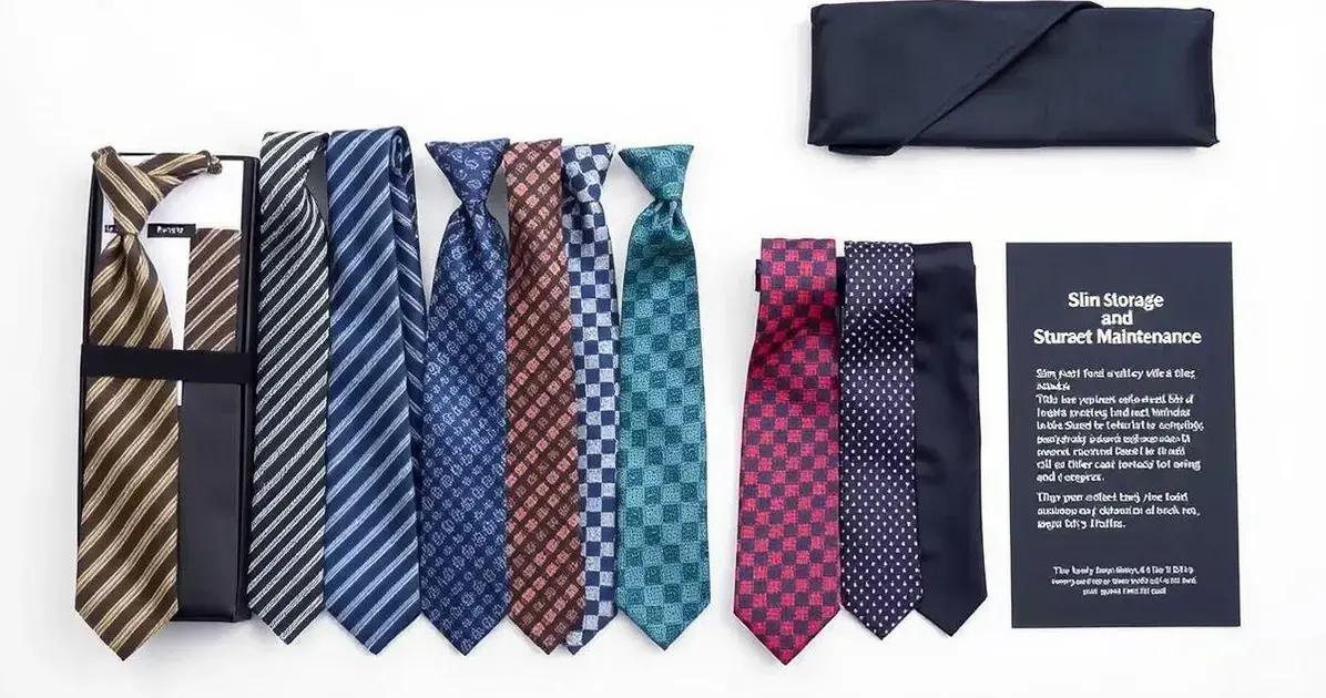 Cuidados e Manutenção da Gravata Slim