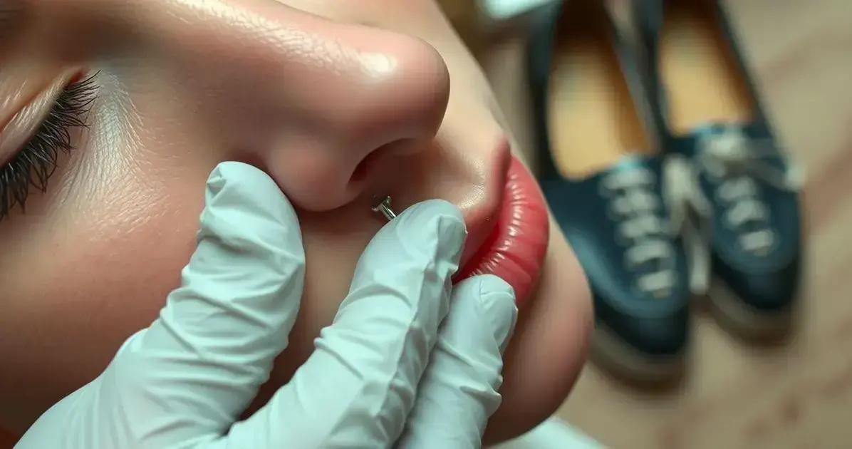 Cuidados necessários com o piercing para septo