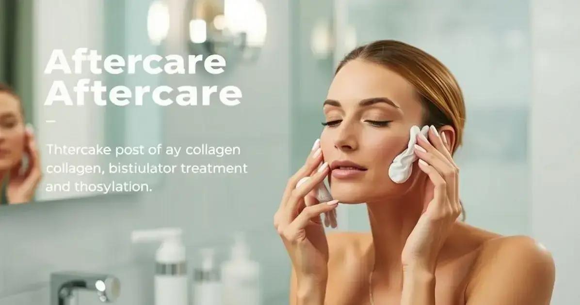 Cuidados pós-aplicação do bioestimulador de colágeno