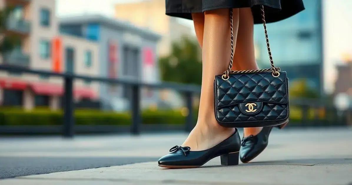 Dicas de combinações com Sapatilha Bailarina e Bolsa Chanel Shinny