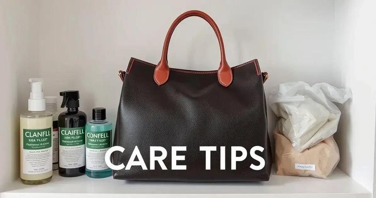 Dicas de cuidados para bolsas artesanais