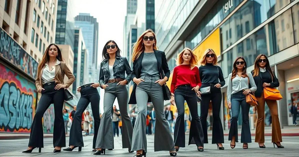 Dicas de estilo com calça flare feminina