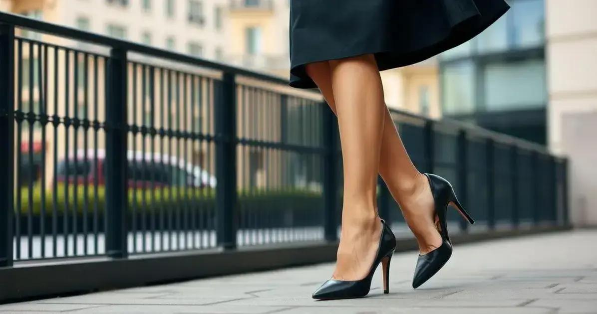 Dicas de estilo para usar saia inglesa com Sapato Scarpin Bico Fino