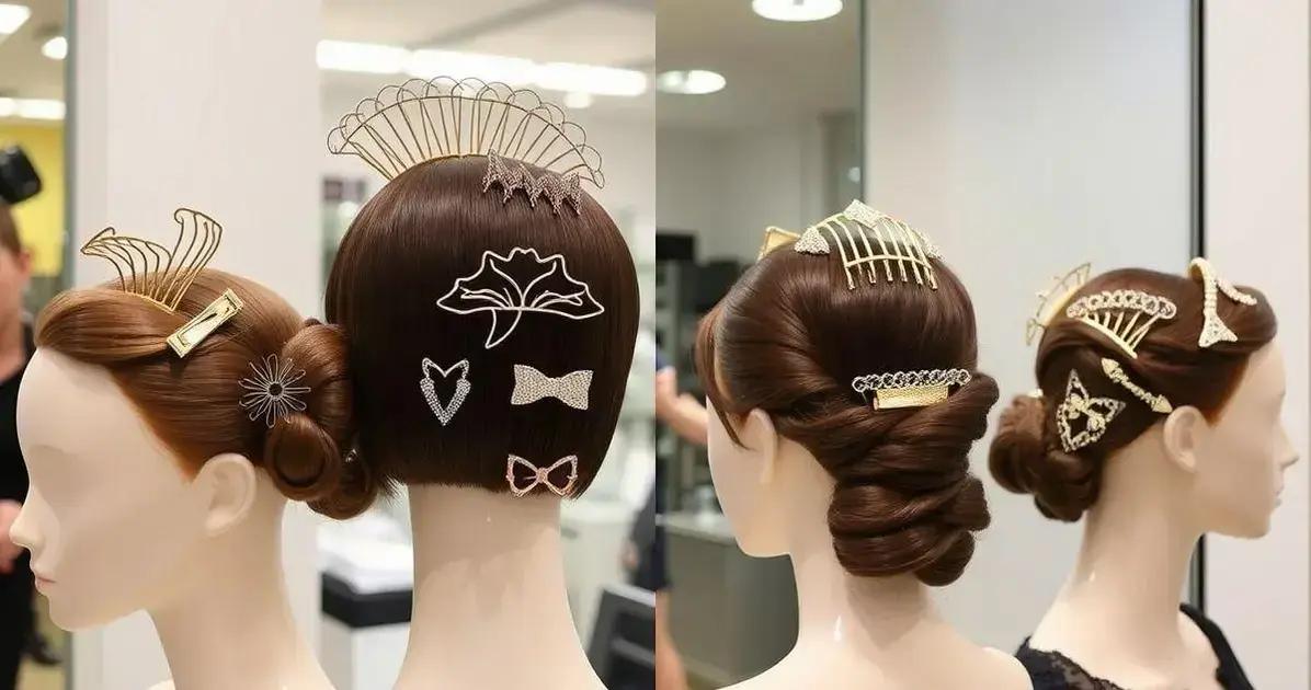 Dicas de estilos com piranha de cabelo