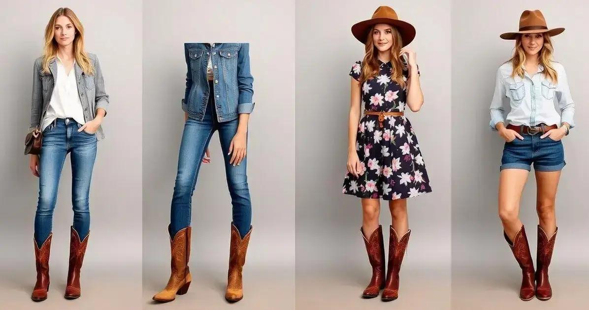 Dicas de moda com bota cowgirl