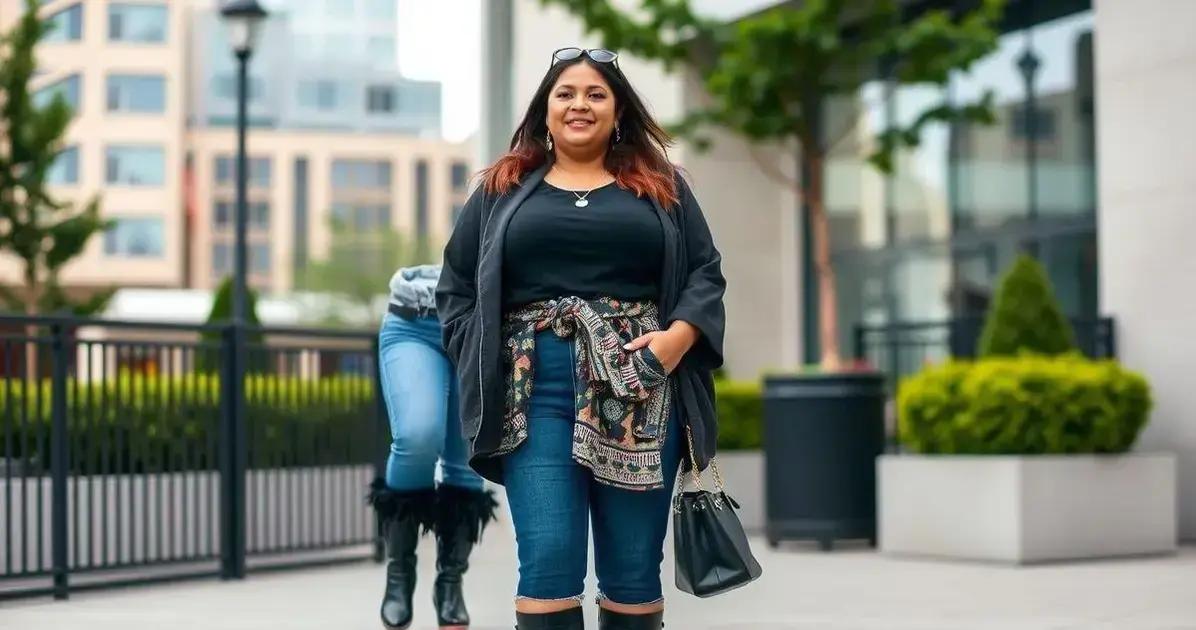 Dicas de Moda Plus Size e Acessórios como a Bota Franzida Feminina Napa Preto
