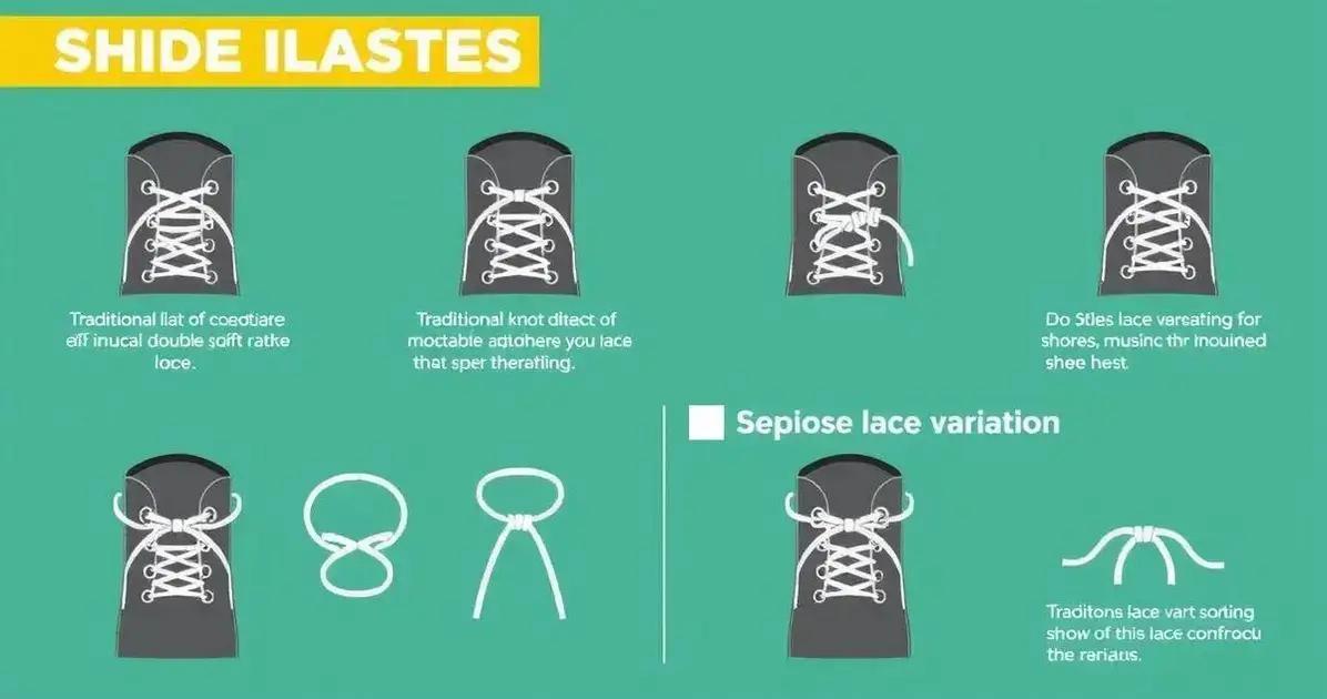 Dicas para amarrar laces de forma perfeita