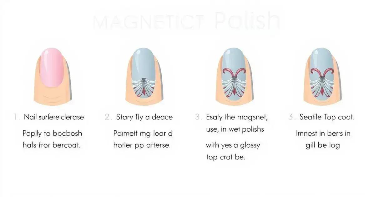 Dicas para aplicar esmaltes magnéticos em casa