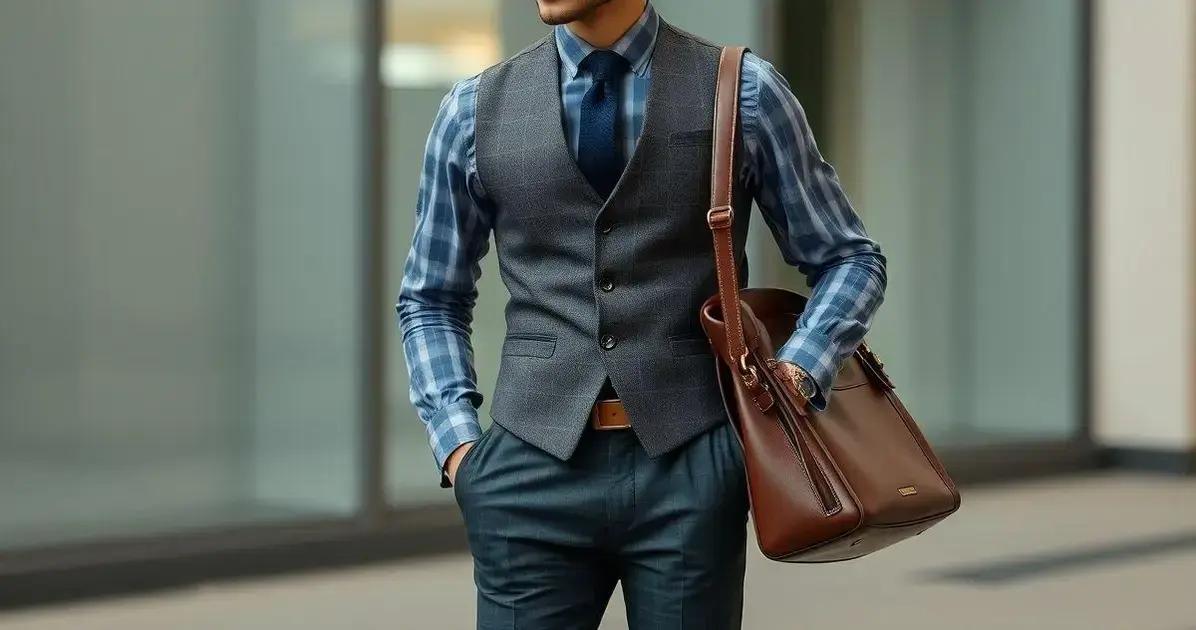 Dicas para combinar o colete social masculino com roupas
