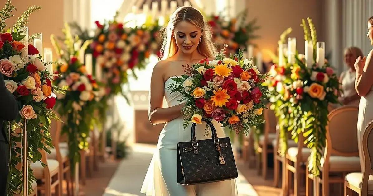 Dicas para usar bouquet cascata em casamentos