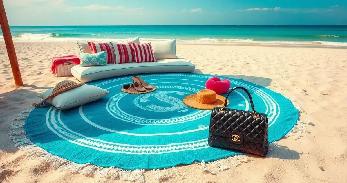 Dicas para usar canga circular na praia
