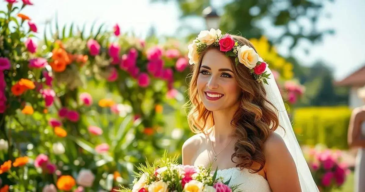 Dicas para Usar Coroas em Casamentos de Dia