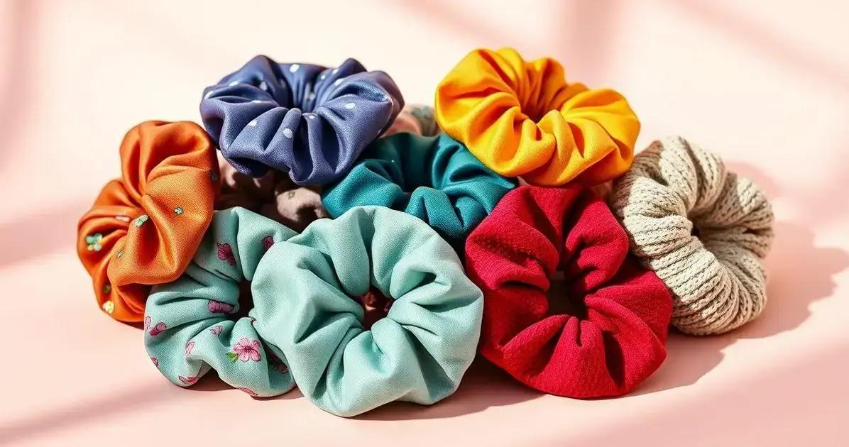 Elástico Cabelo Scrunchie: O Acessório Nineties que Protege os Fios
