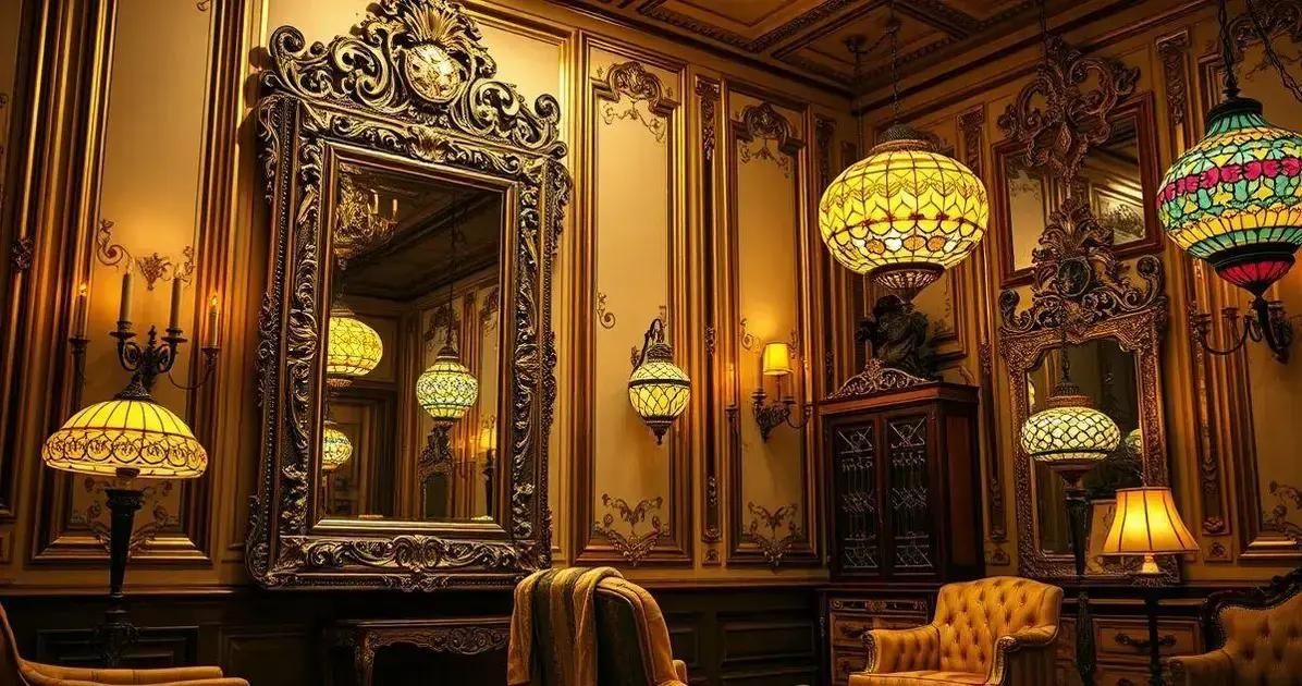 Espelhos venezianos e o conceito de luxo Tifanny: Entenda a conexão.