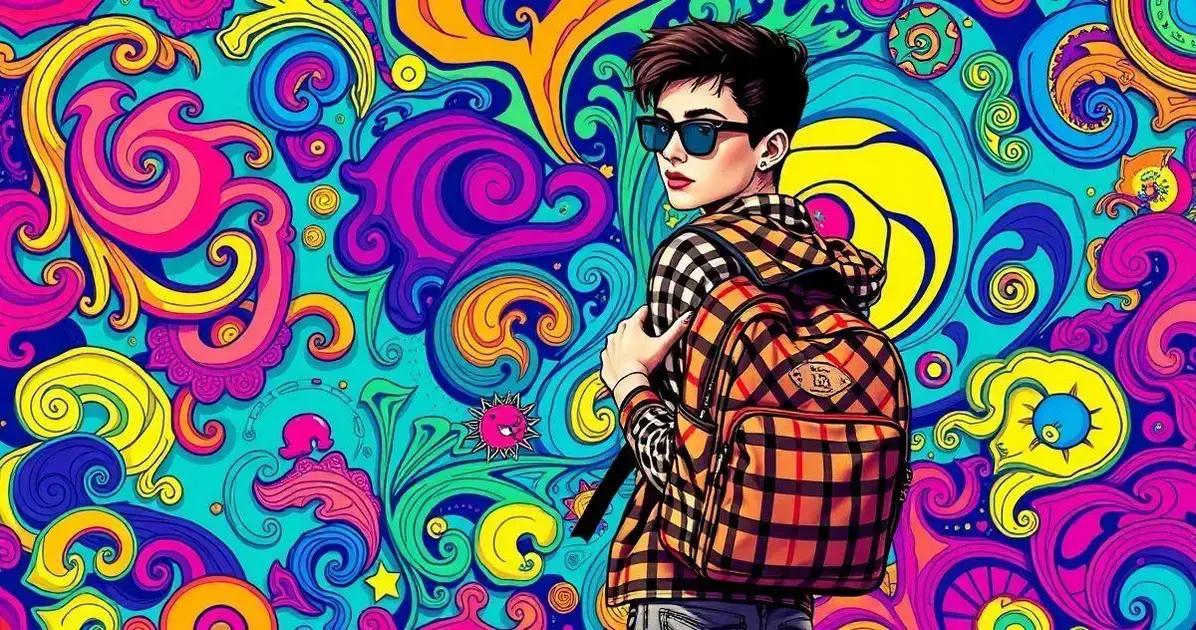 Estampa Psicodélica: As Cores Vibrantes que Marcaram os Anos 60
