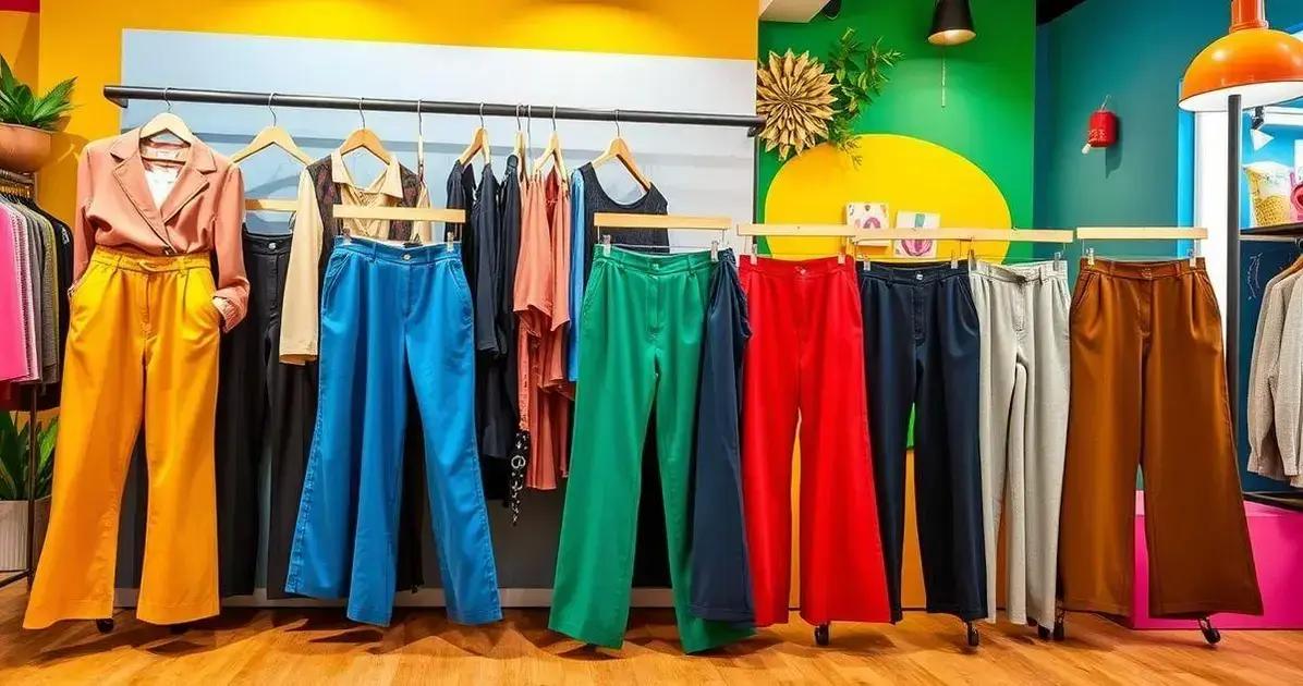 Estilos de calça carpinteira feminina