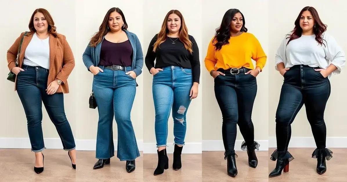 Estilos de Calça Jeans Plus Size Feminina