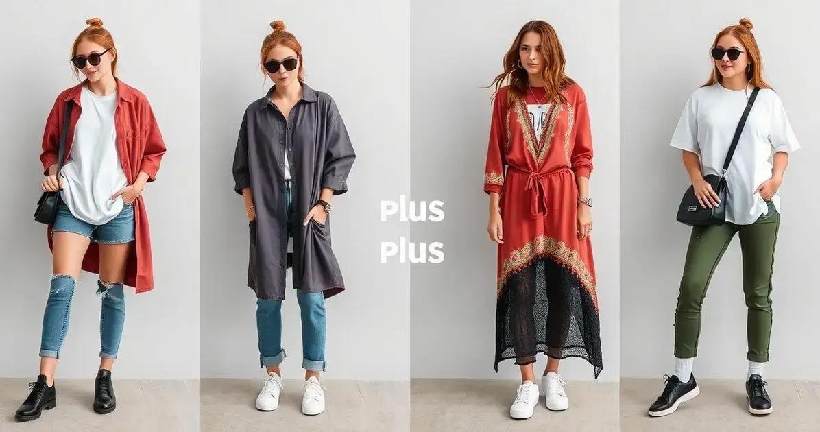 Estilos de Camisa Oversized Plus