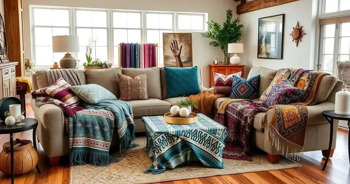 Estilos de mantas decorativas para cada ambiente