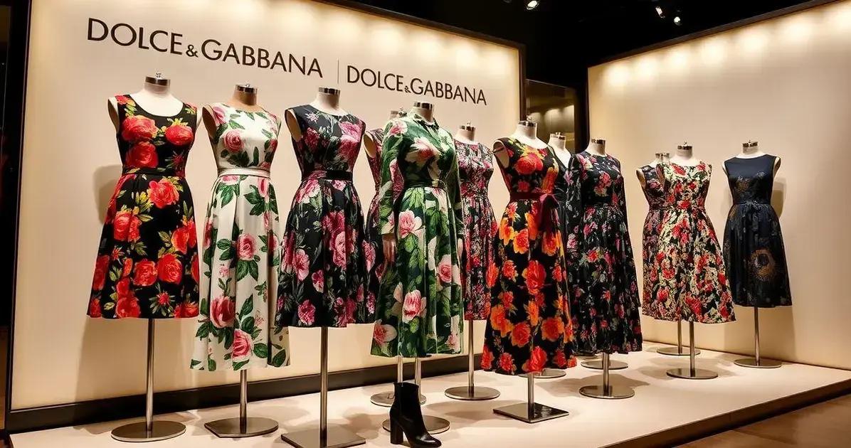 Estilos icônicos de vestido Dolce Gabbana