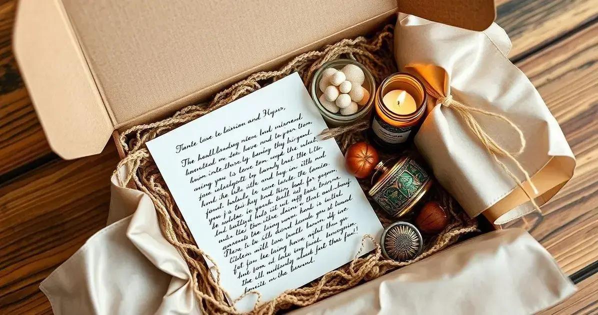 Gift box artesanal e o toque pessoal que encanta