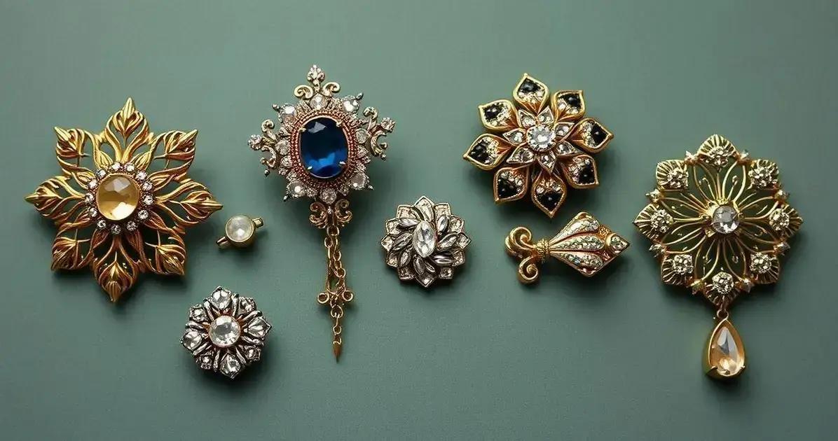História do Broche Vintage