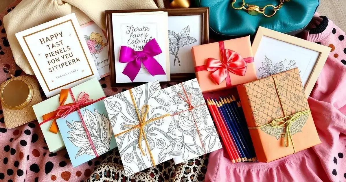 Ideias de presente utilizando lápis colorido