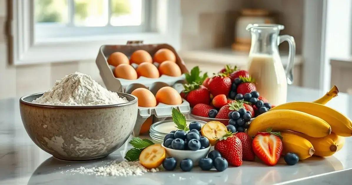 Ingredientes essenciais para um Crepe Royal perfeito