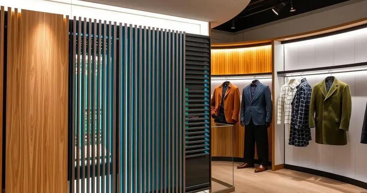 Inovações em painéis ripados: estéticas que combinam com diversas roupas