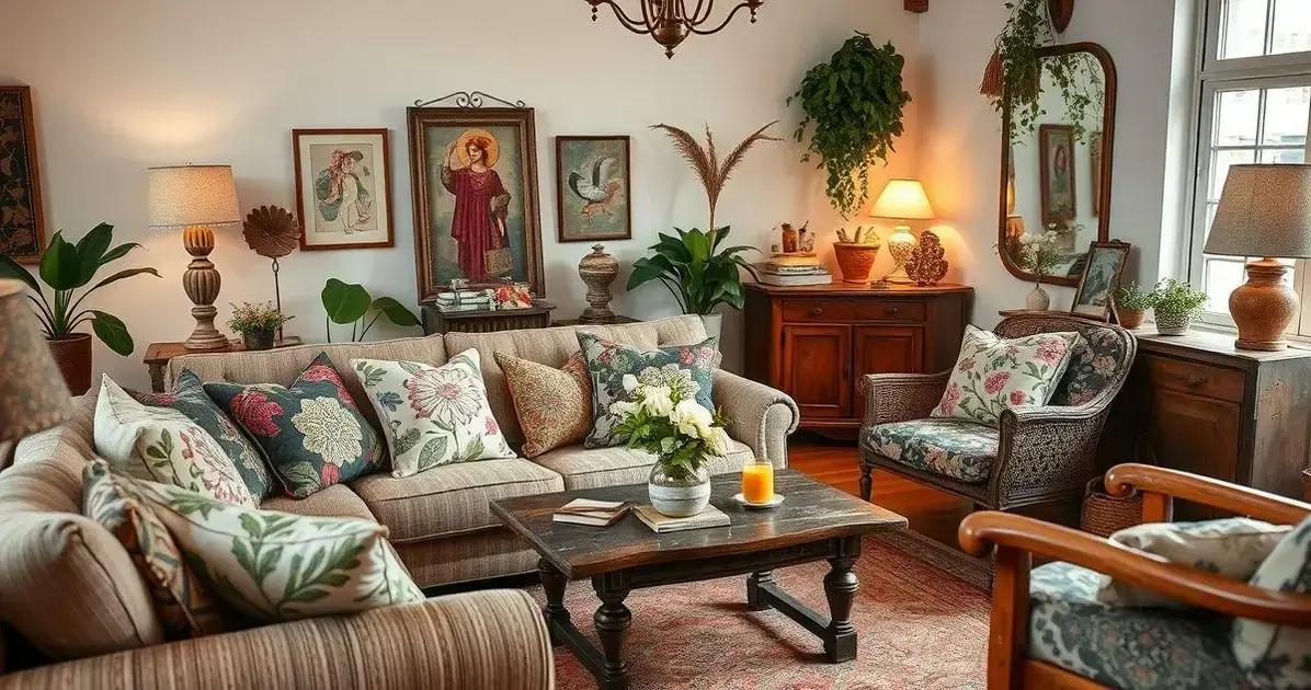 Inspiração: Ambientes com Estampa Floral Boho