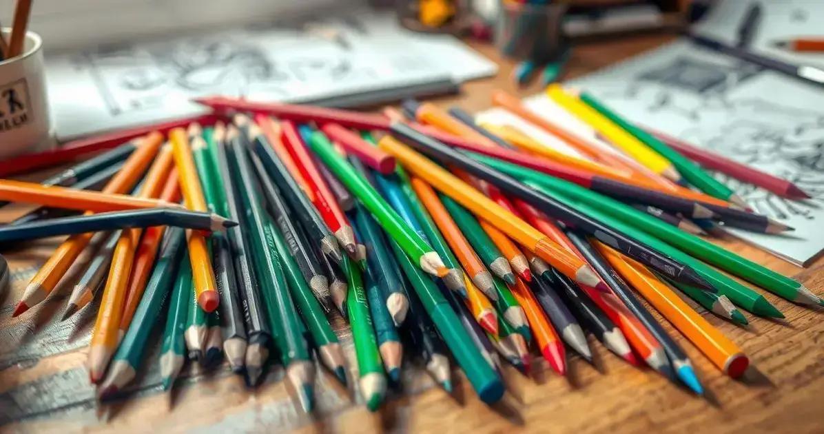 Lápis Colorido: 7 Formas Criativas de Usá-los em Seu Dia a Dia
