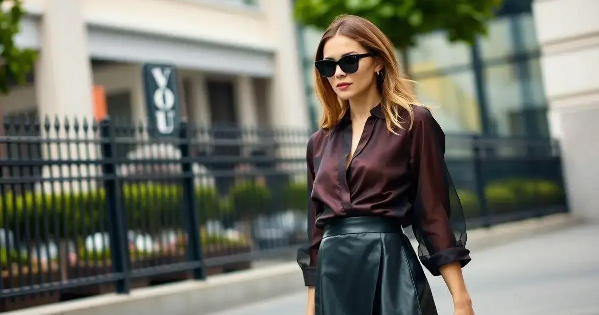 Look do Dia com Óculos de Sol da Vogue e Sapato Scarpin Verniz Preto Salto 5 cm - https://www.modatrend.com.br/produtos/sapato-scarpin-verniz-preto-salto-5-cm/