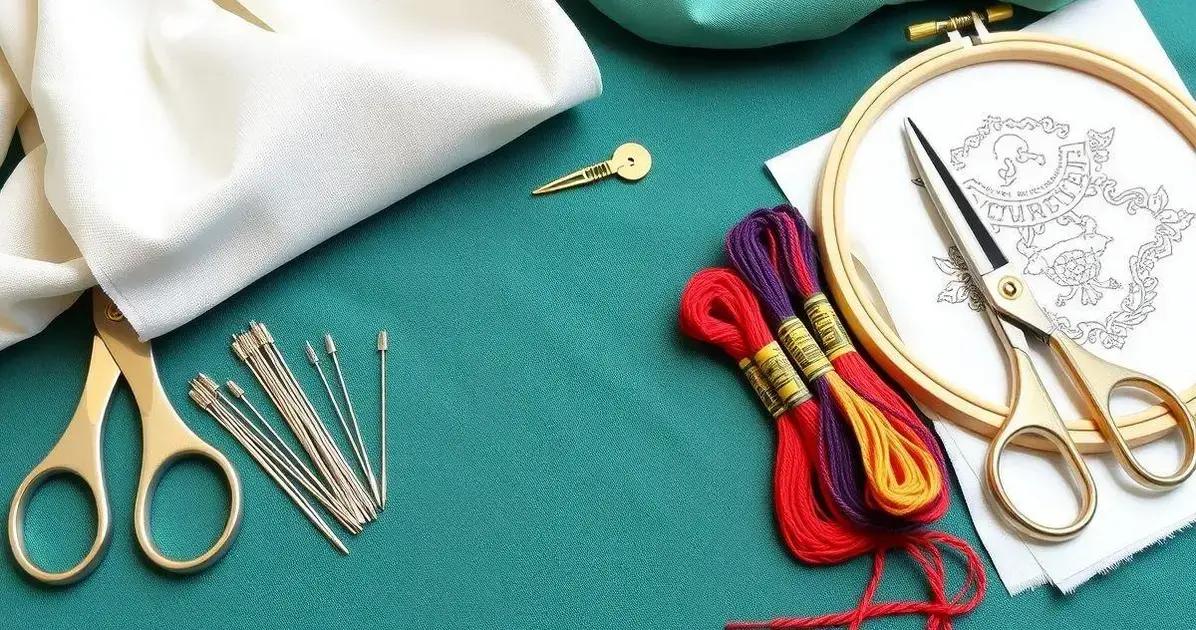 Materiais Necessários para Bordar Richelieu