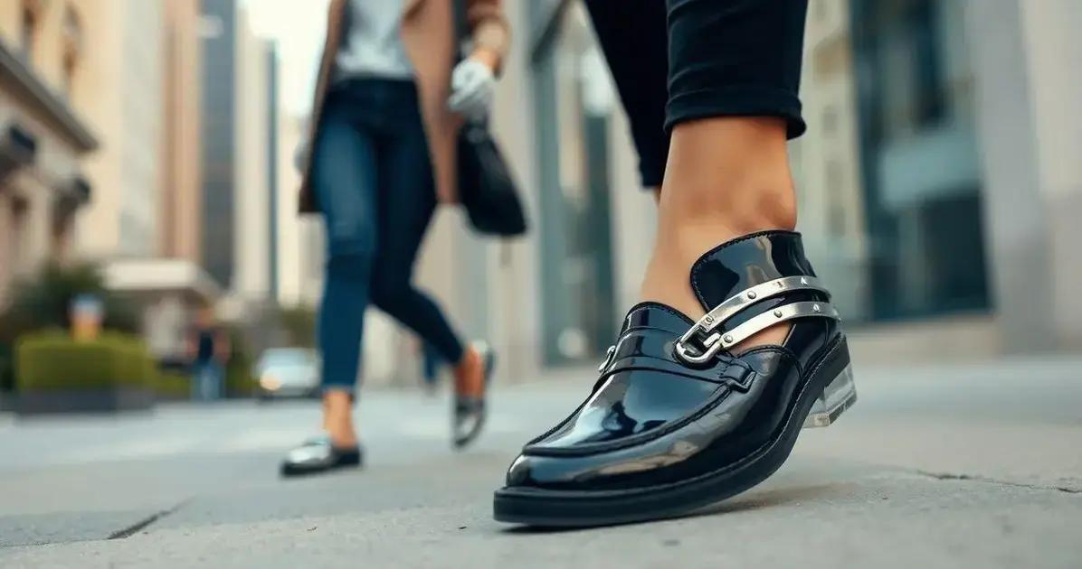Mocassim Feminino Rasteiro Prata Velho e Preto: uma escolha elegante