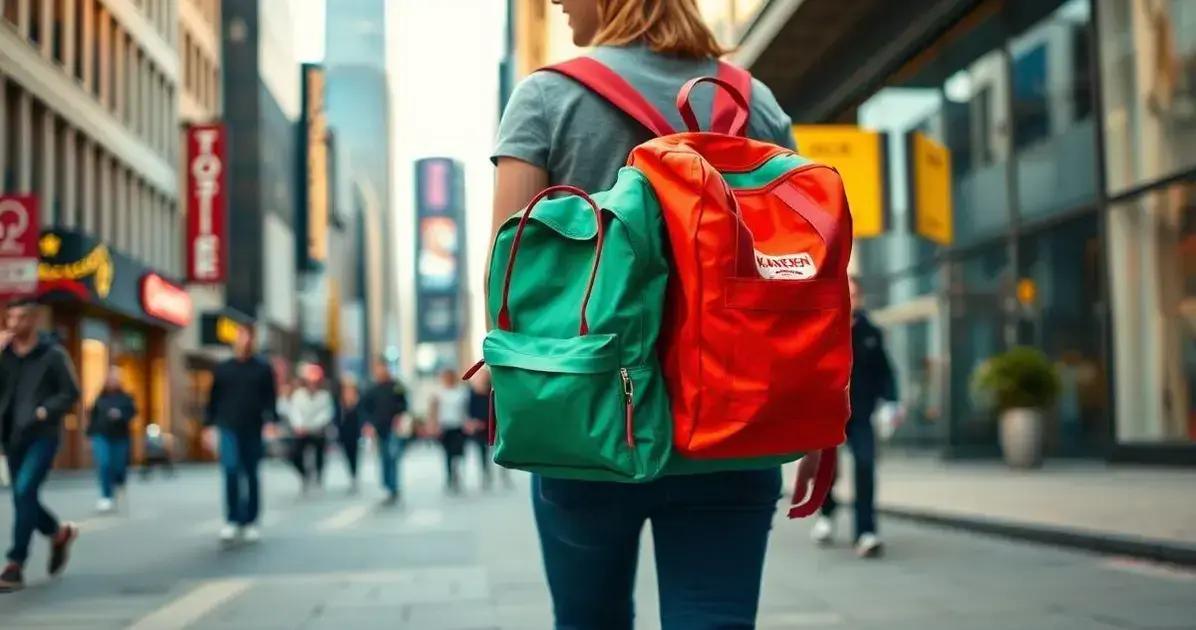 Mochila Kanken e o estilo urbano