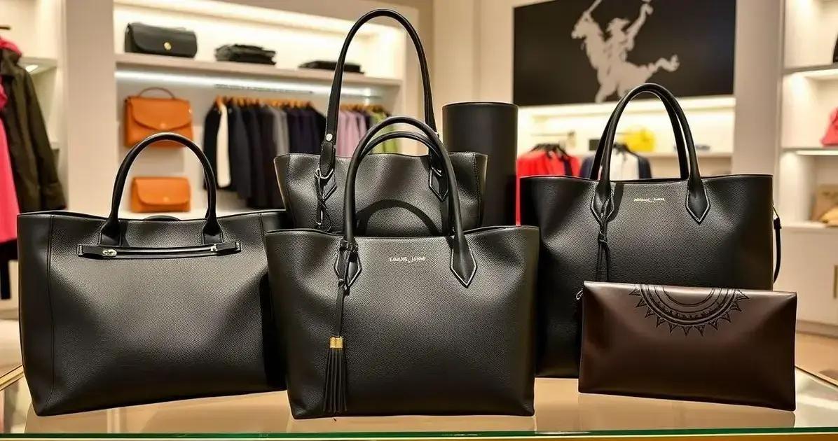 Modelos icônicos de bolsas Ralph Lauren
