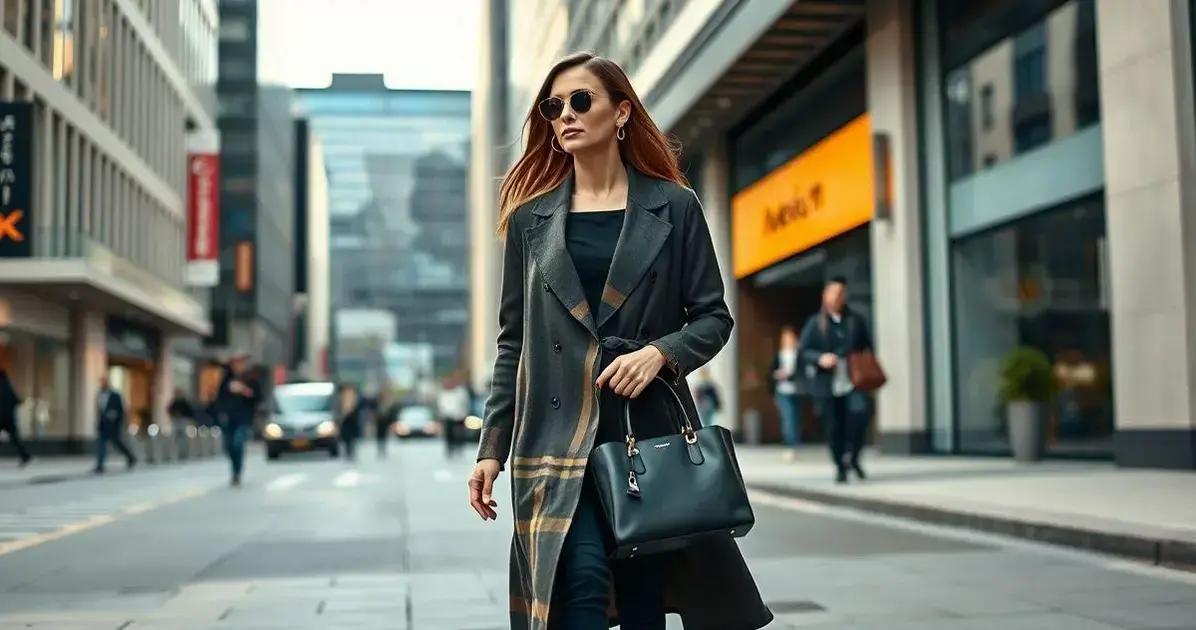 O Cardigan Alongado e a Bolsa Premium: Estilo e Praticidade