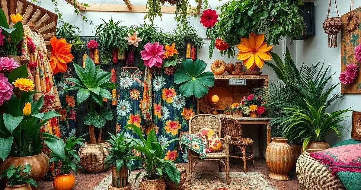 O que é Estampa Floral Boho?