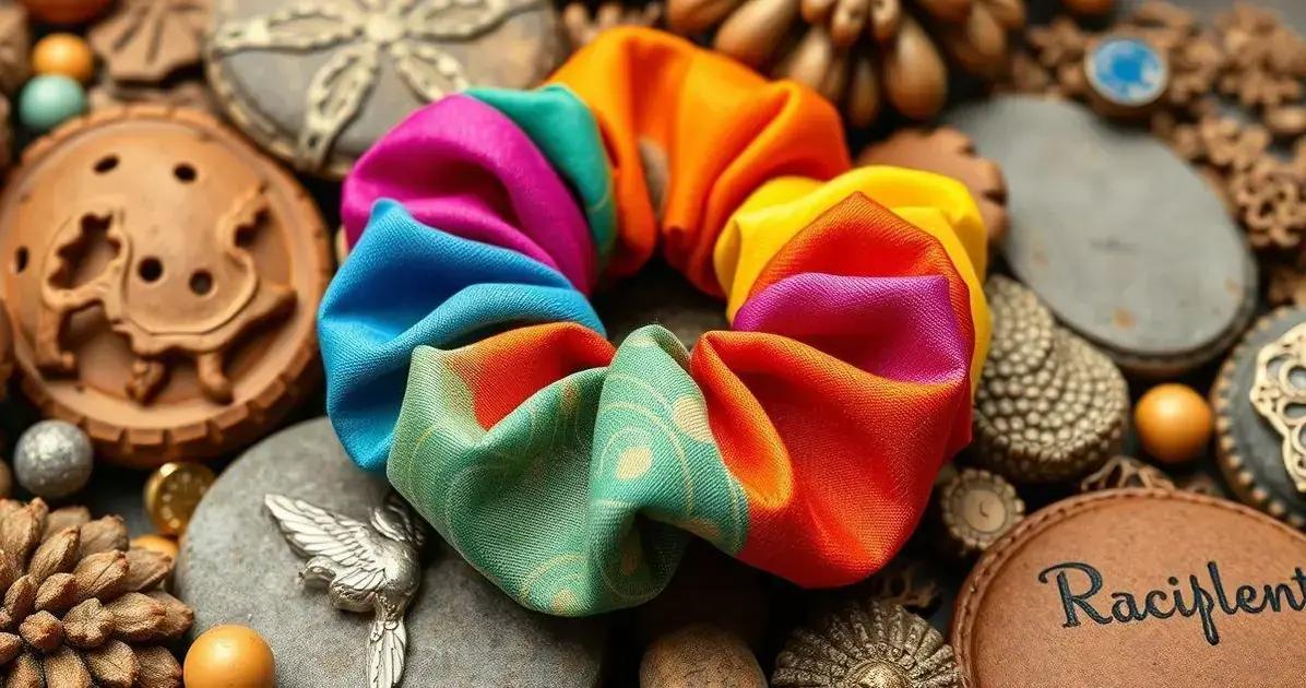 O que é o elástico cabelo scrunchie?